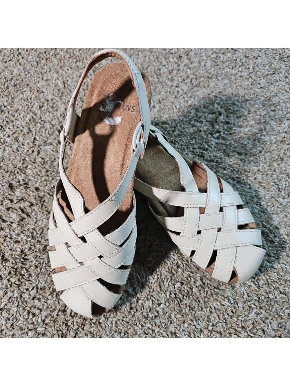 Earth Origins Berri Narrow Sandals 7M Womens